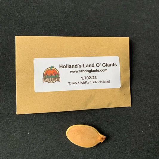 Seeds With a Pedigree: 1,700 -1,799 lbs