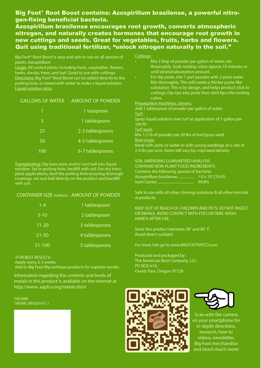 Root Boost – Nitrogen Fixing Azospirillum 10 oz.