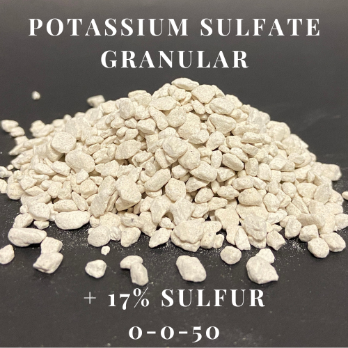 Potassium Sulfate Granular 0–0–50, plus 17% Sulfur